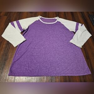 Women's Long Sleeve Purple Shirt